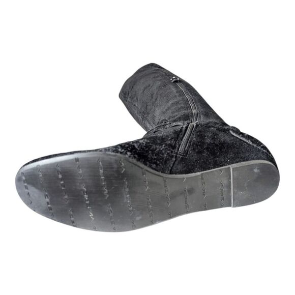 VIA SPIGA Black Suede Over The Knee Boot Size 7.5 - Picture 8 of 9